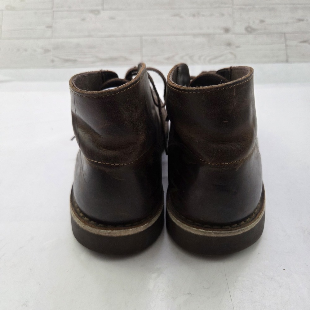 Clarks Chukka Boots Mens 11.5 Brown Leather Desert Heritage Dark Academia Casual - Picture 3 of 11